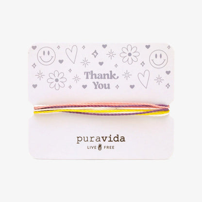  PURA VIDA THANK YOU BRACELET CARD