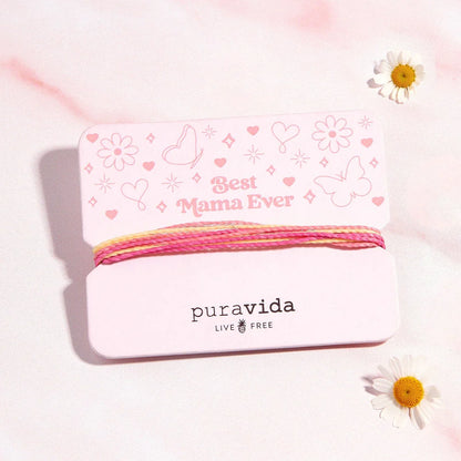  PURA VIDA BEST MAMA EVER BRACELET CARD