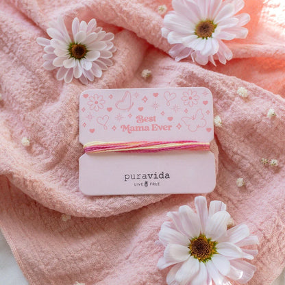  PURA VIDA BEST MAMA EVER BRACELET CARD