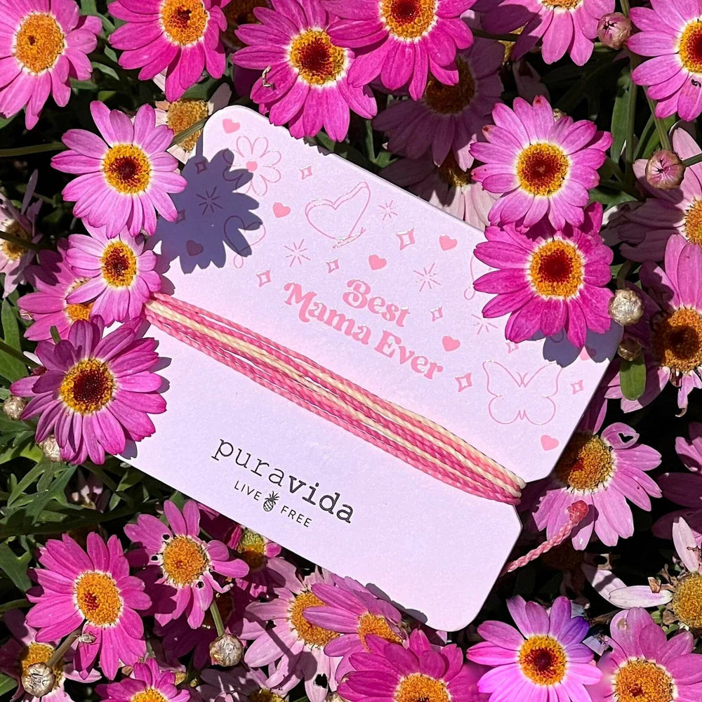  PURA VIDA BEST MAMA EVER BRACELET CARD