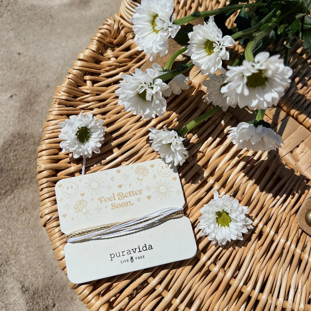  PURA VIDA FEEL BETTER SOON BRACELET CARD