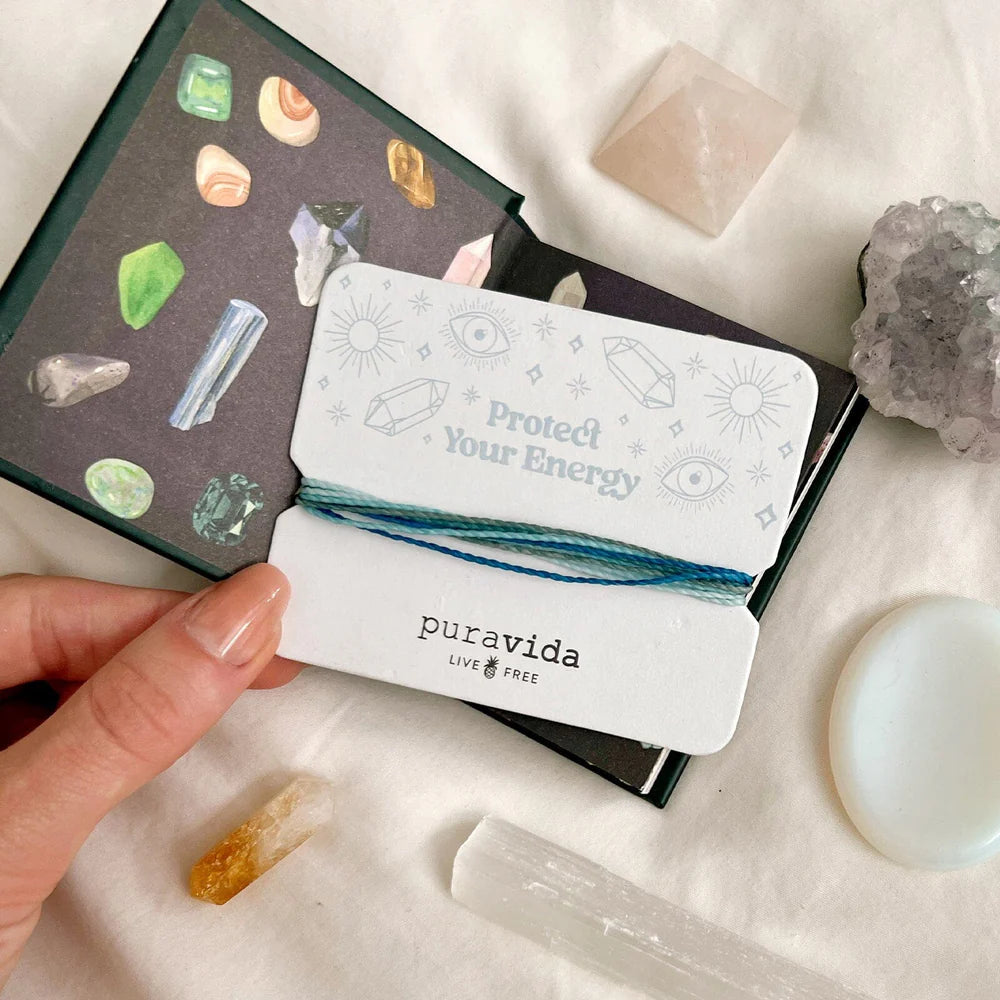  PURA VIDA PROTECT YOUR ENERGY BRACELET CARD