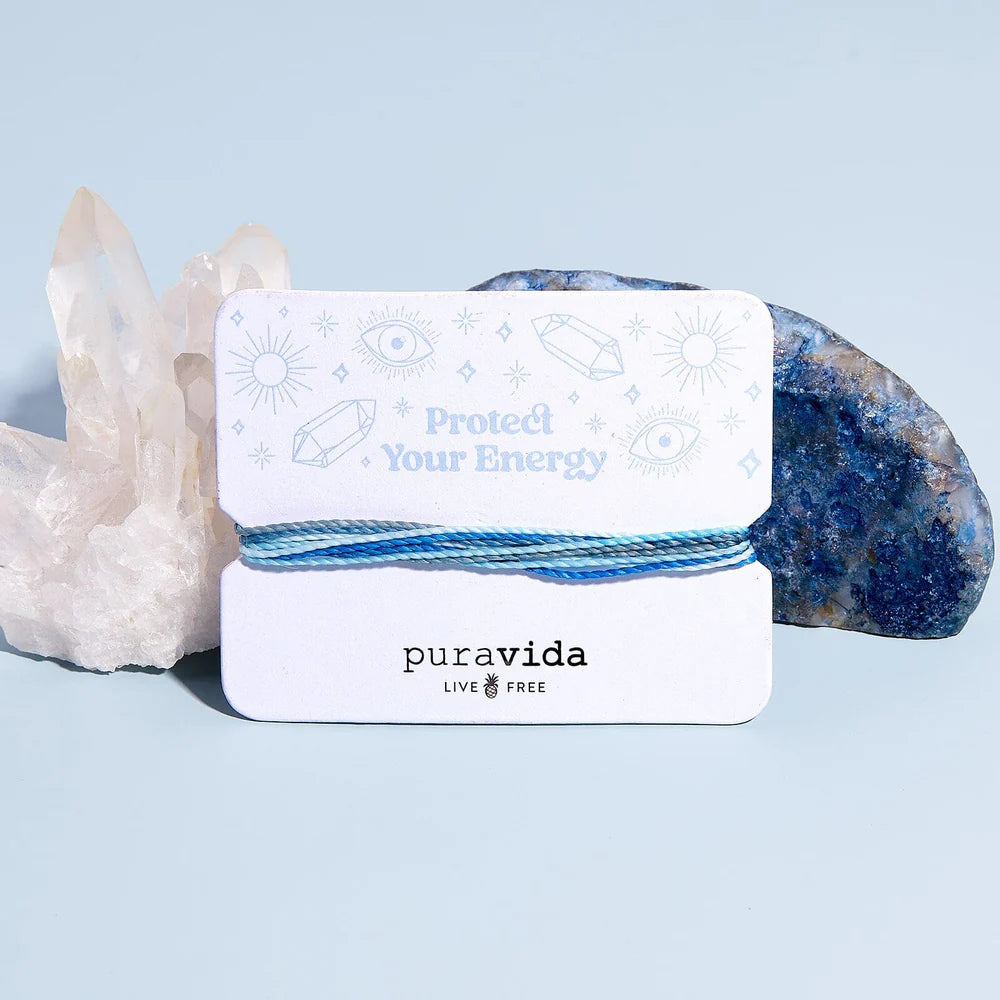  PURA VIDA PROTECT YOUR ENERGY BRACELET CARD
