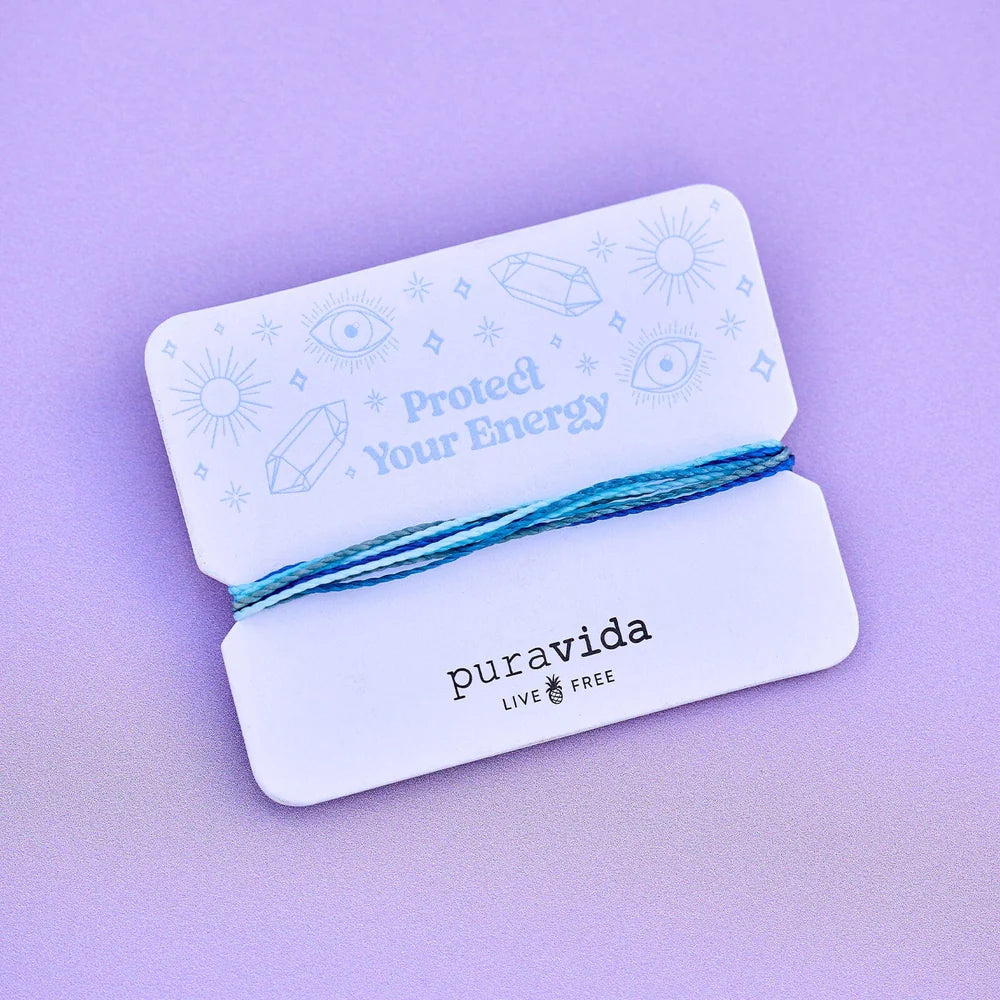  PURA VIDA PROTECT YOUR ENERGY BRACELET CARD