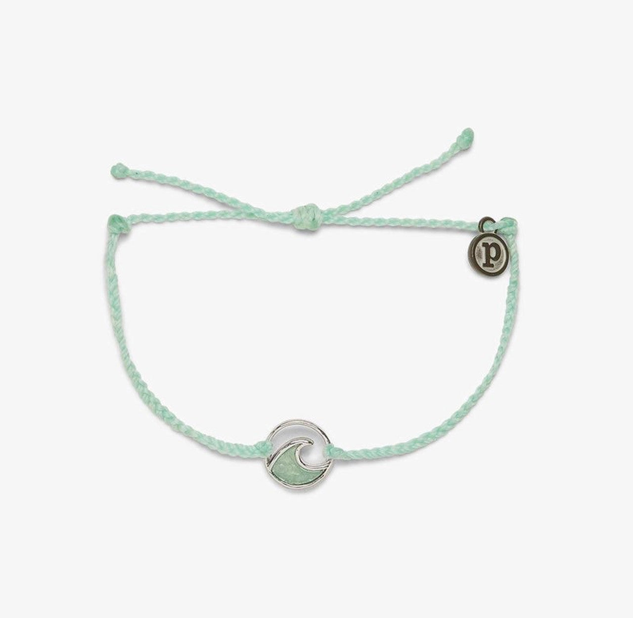  PURA VIDA BRACELETS OPAQUE RESIN WAVE ROSE GOLD WINTER FRESH