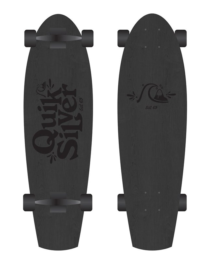  QUIKSILVER 29" BLACK BEUATY CRUISER