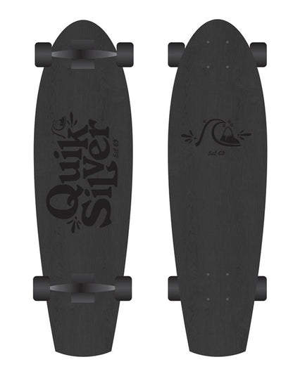  QUIKSILVER 29" BLACK BEUATY CRUISER