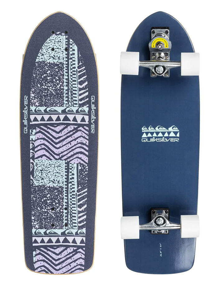  QUIKSILVER 32.8" SURFSKATE PSYCHED PWRD BY SMOOTHSTAR