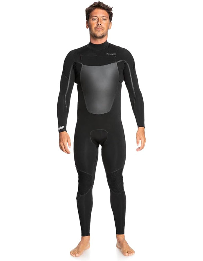  QUIKSILVER 4/3 MARATHON SESSION CHEST ZIP WETSUIT BLACK