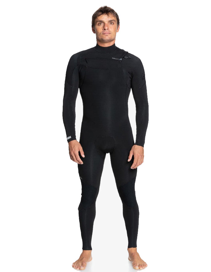  QUIKSILVER 5/4/3 EVERYDAY SESSIONS CHEST ZIP WETSUIT BLACK