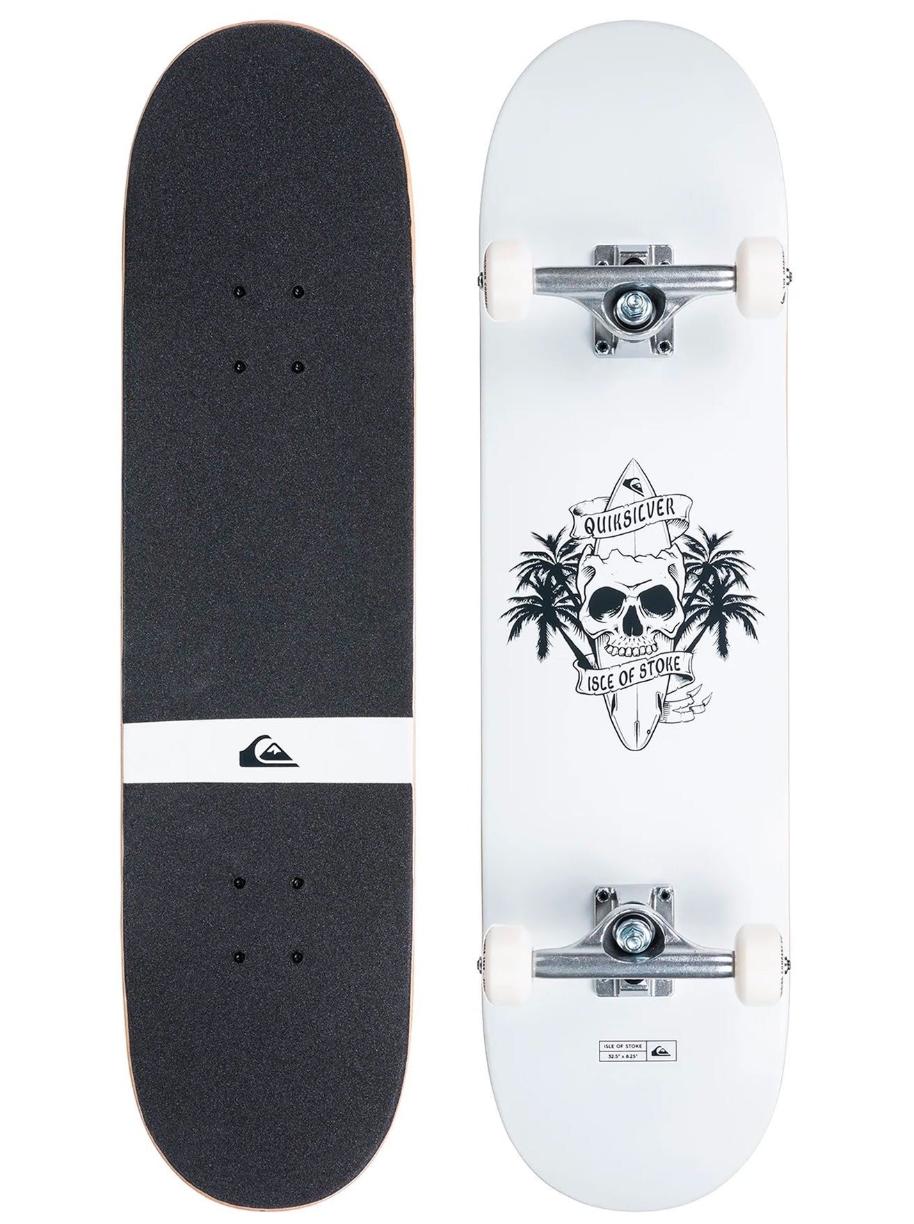 QUIKSILVER 7.25 ISLE OF STOKE SKATEBOARD COMPLETE