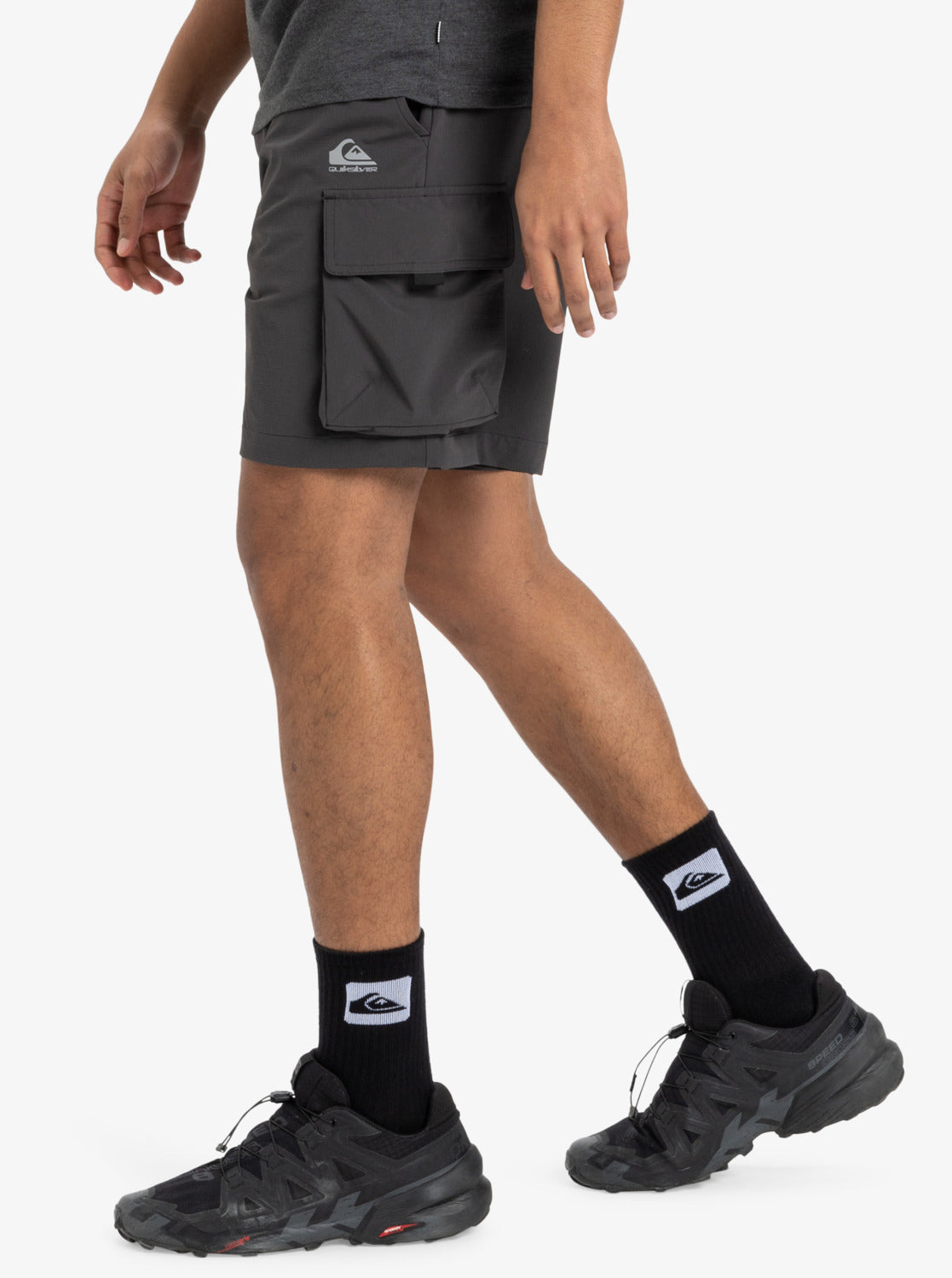  QUIKSILVER RUN ASHORE 18" BERMUDA CARGO PHANTOM
