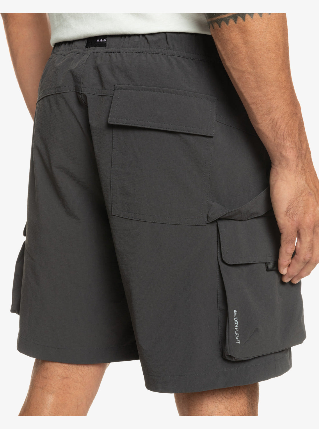  QUIKSILVER RUN ASHORE 18" BERMUDA CARGO PHANTOM