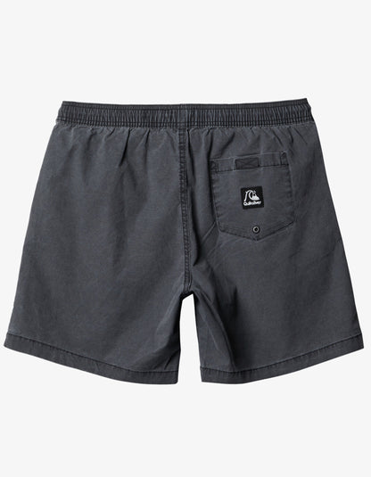  QUIKSILVER TAXER 17" ELASTICATED SHORTS BLACK