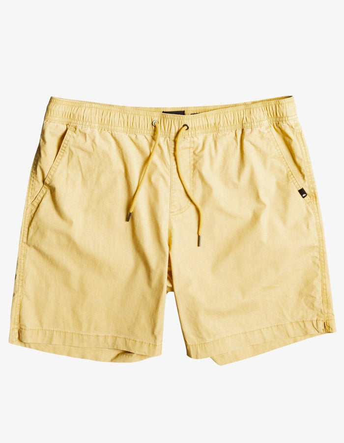 QUIKSILVER TAXER 17" ELASTICATED SHORTS RATTAN
