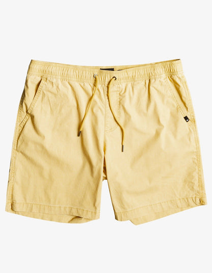  QUIKSILVER TAXER 17" ELASTICATED SHORTS RATTAN