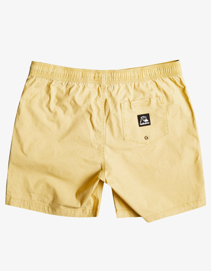  QUIKSILVER TAXER 17" ELASTICATED SHORTS RATTAN