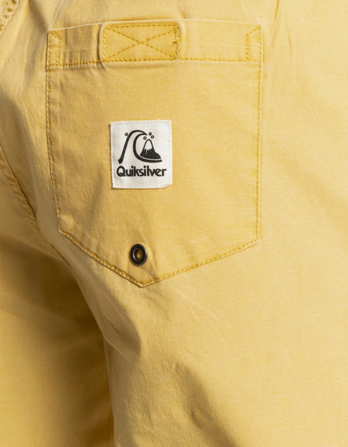  QUIKSILVER TAXER 17" ELASTICATED SHORTS RATTAN