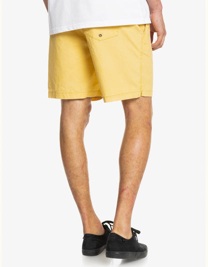  QUIKSILVER TAXER 17" ELASTICATED SHORTS RATTAN