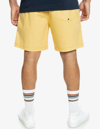  QUIKSILVER TAXER 17" ELASTICATED SHORTS RATTAN