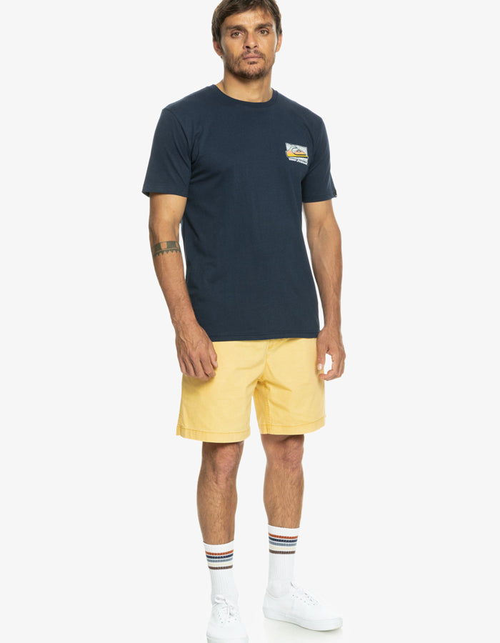  QUIKSILVER TAXER 17" ELASTICATED SHORTS RATTAN