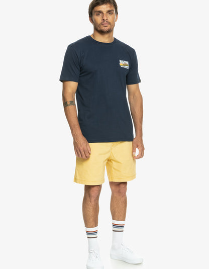 QUIKSILVER TAXER 17" ELASTICATED SHORTS RATTAN