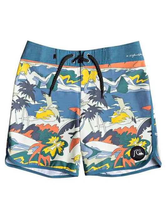  QUIKSILVER BOARDSHORTS HIGHLINE FEELING FINE 15" YOUTH 8-16