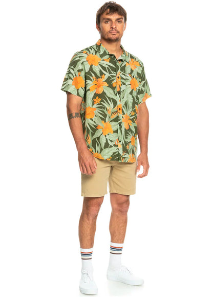  QUIKSILVER EPHEMERAL WAVE SHORT SLEEVE SHIRT