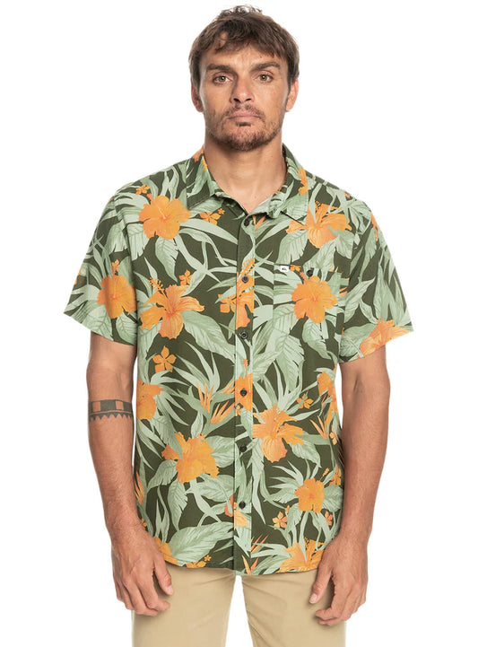  QUIKSILVER EPHEMERAL WAVE SHORT SLEEVE SHIRT