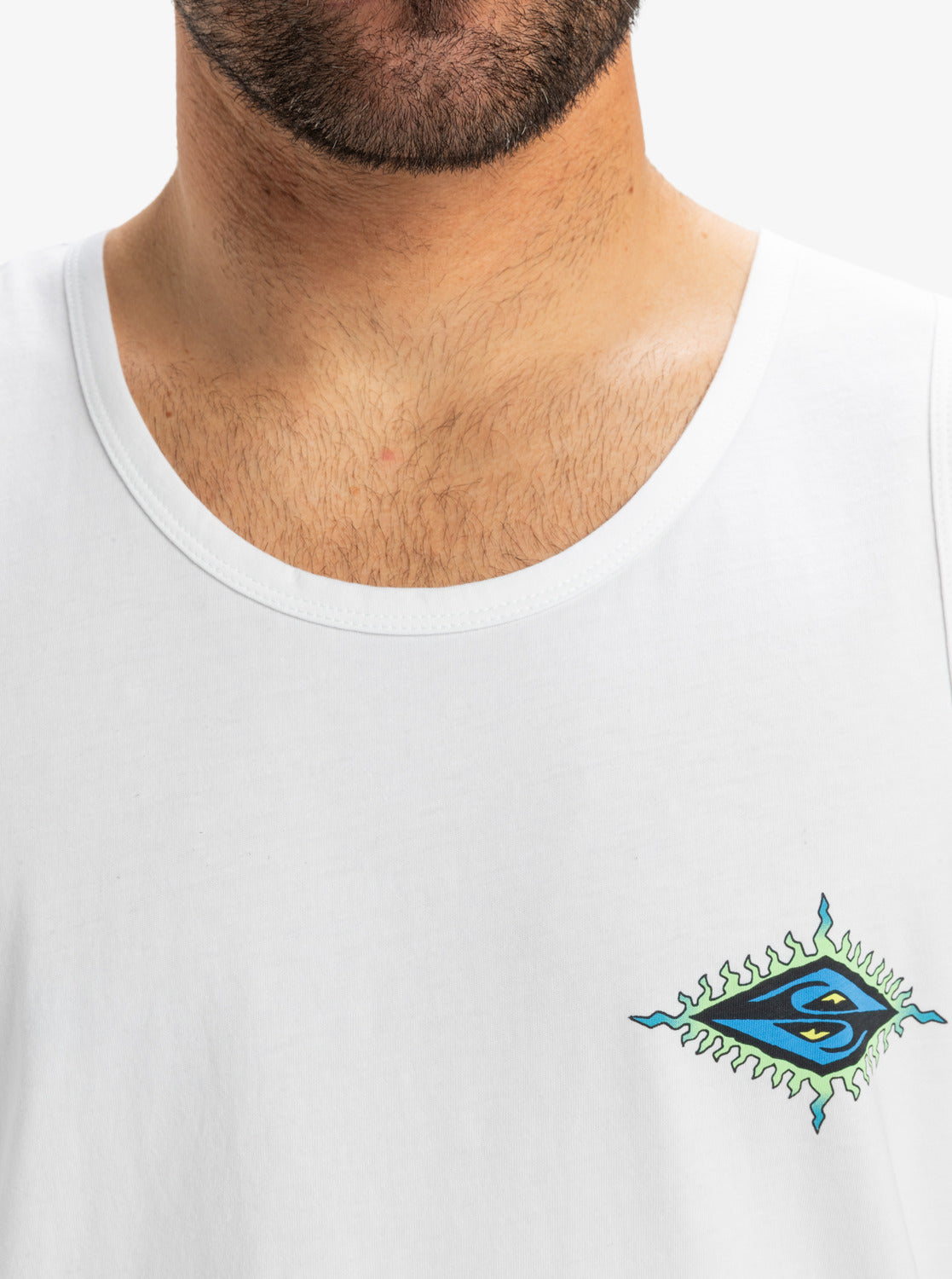  QUIKSILVER EV BEACH BLAST TANK WHITE