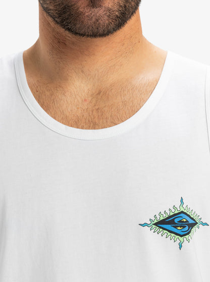  QUIKSILVER EV BEACH BLAST TANK WHITE