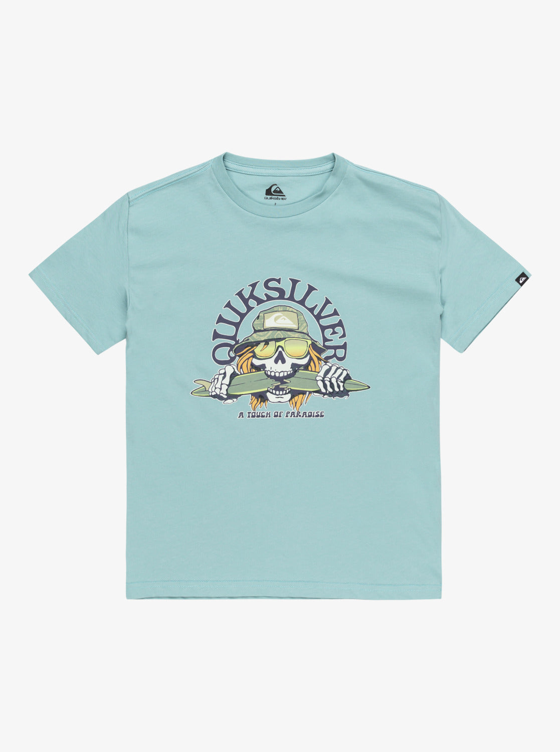  QUIKSILVER EV SKULL FEAST T-SHIRT FOR BOYS 8-16