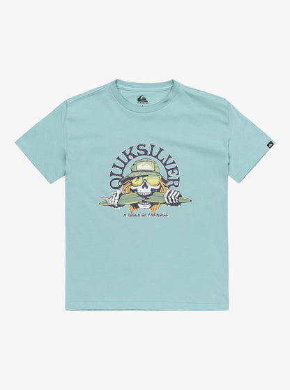  QUIKSILVER EV SKULL FEAST T-SHIRT FOR BOYS 8-16