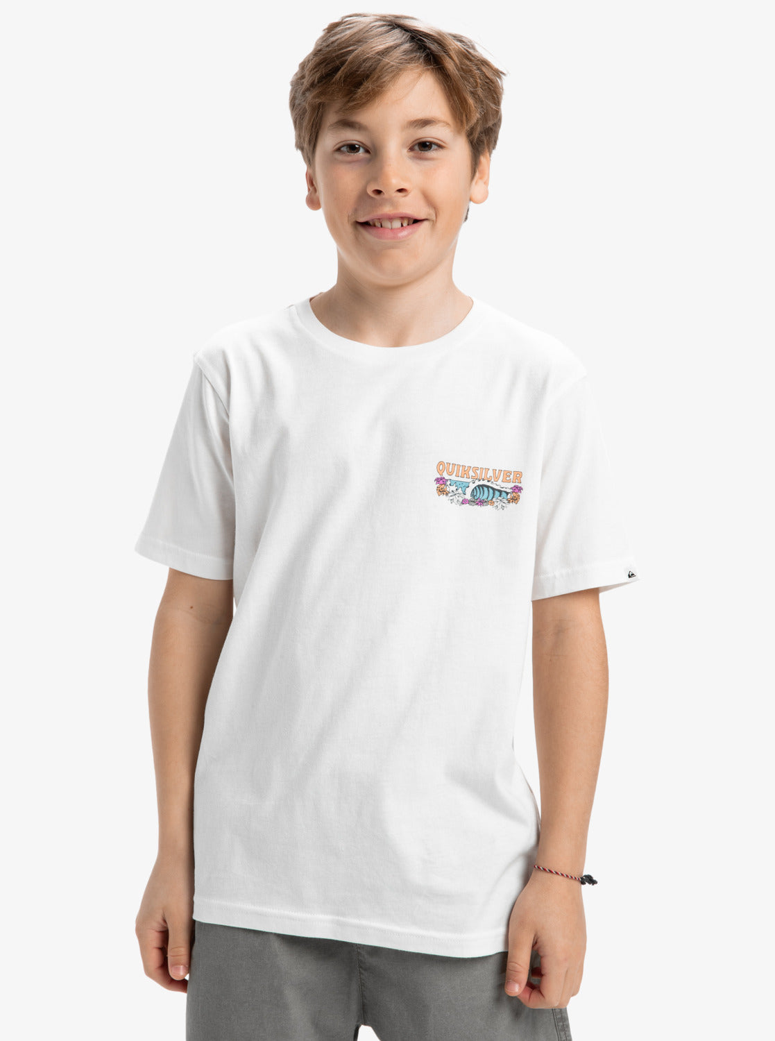  QUIKSILVER EVO AQUA WILD T-SHIRT FOR BOYS 8-16