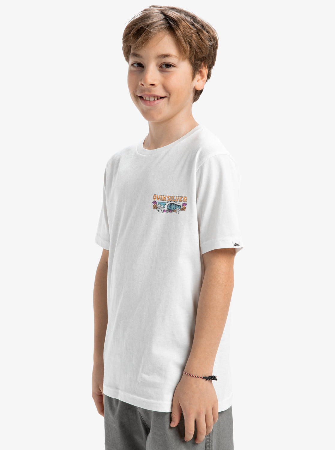  QUIKSILVER EVO AQUA WILD T-SHIRT FOR BOYS 8-16