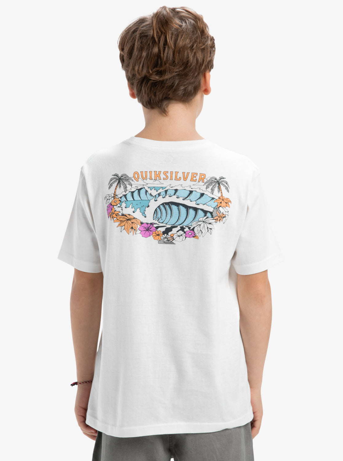  QUIKSILVER EVO AQUA WILD T-SHIRT FOR BOYS 8-16