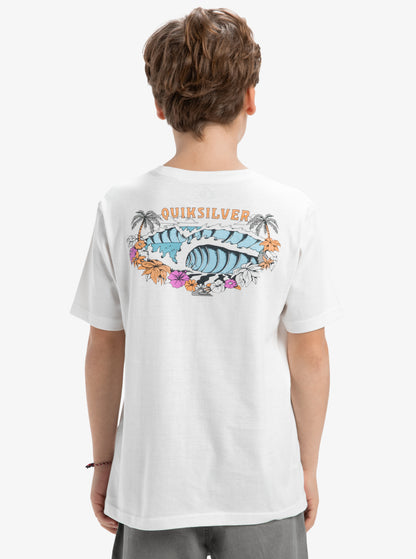  QUIKSILVER EVO AQUA WILD T-SHIRT FOR BOYS 8-16