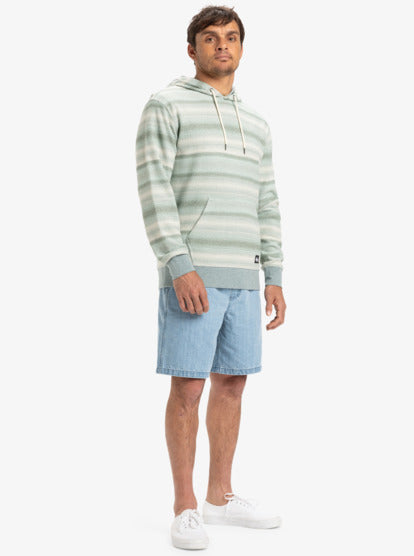  QUIKSILVER GREAT OTWAY HOODIE ABBEY STONE GREY OTWAY