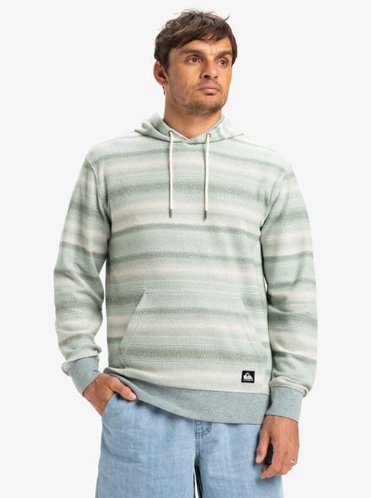  QUIKSILVER GREAT OTWAY HOODIE ABBEY STONE GREY OTWAY
