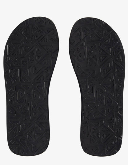  QUIKSILVER MOLOKAI LAYBACK SANDALS BLACK BLUE