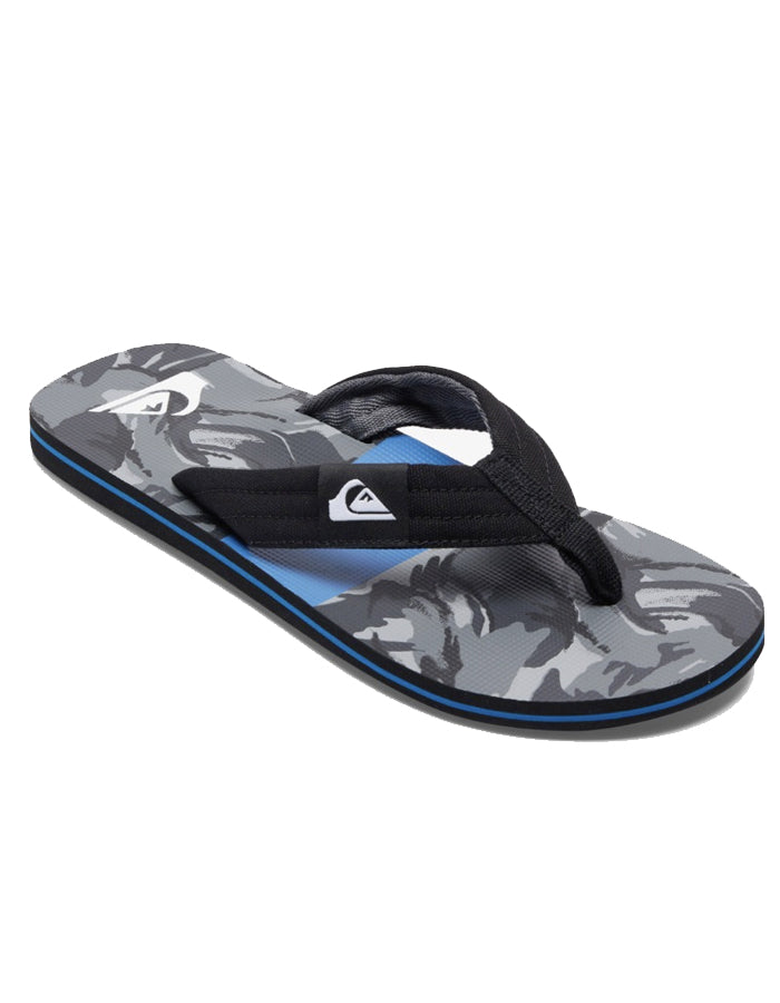  QUIKSILVER MOLOKAI LAYBACK SANDALS BLACK BLUE