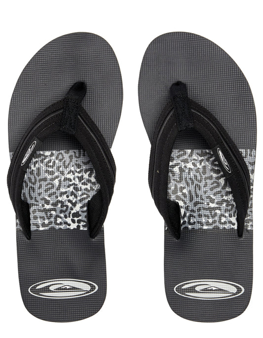  QUIKSILVER MOLOKAI SATURN LAYBACK SANDALS BLACK