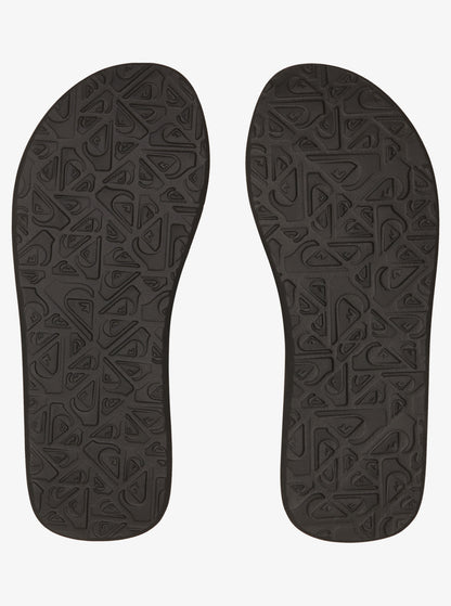  QUIKSILVER MOLOKAI LAYBACK SANDALS BLACK BROWN GREEN