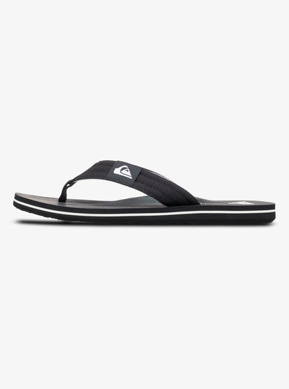  QUIKSILVER MOLOKAI LAYBACK II SANDALS BLACK CONNECT