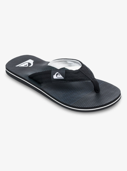  QUIKSILVER MOLOKAI LAYBACK II SANDALS BLACK CONNECT