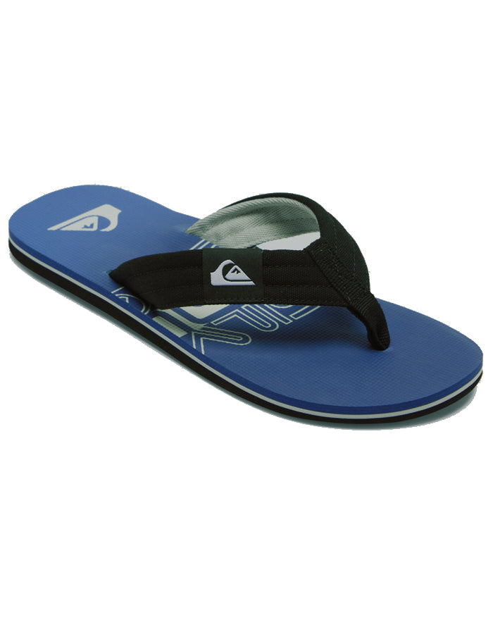  QUIKSILVER MOLOKAI LAYBACK II SANDALS BLUE WHITE BLUE
