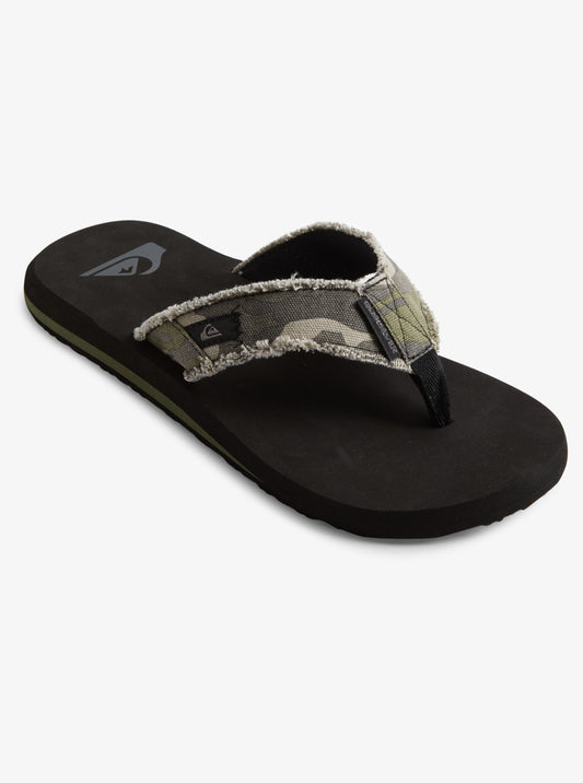  QUIKSILVER MONKEY ABYSS SANDALS GREEN BROWN BLACK