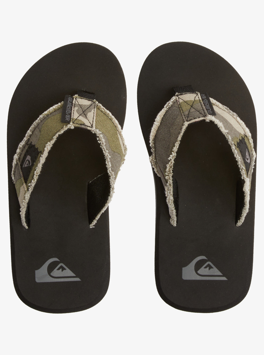  QUIKSILVER MONKEY ABYSS SANDALS GREEN BROWN BLACK