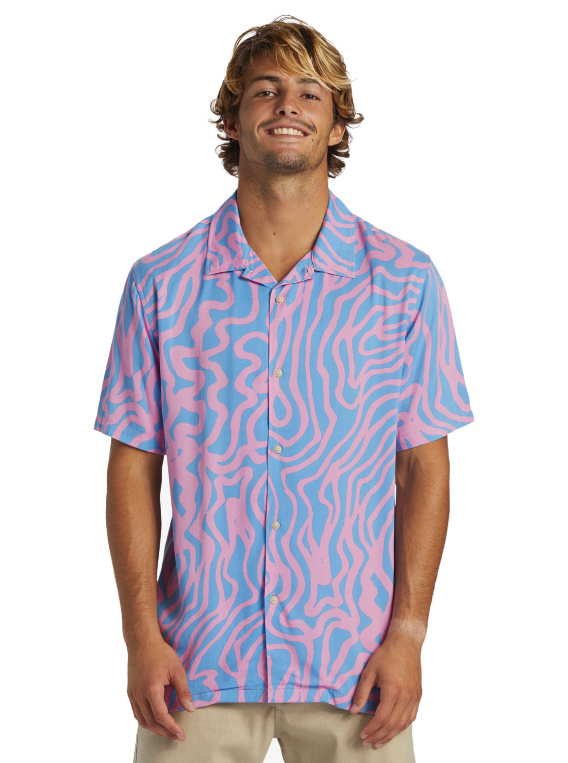  QUIKSILVER POOL PARTY CASUAL SHORT SLEEVE SHIRT