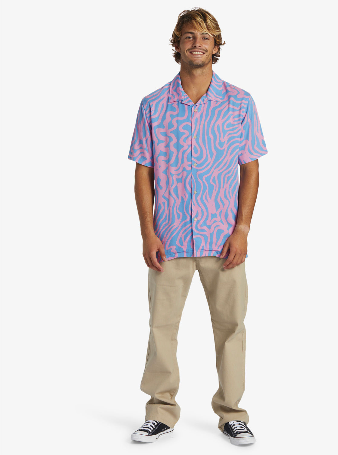  QUIKSILVER POOL PARTY CASUAL SHORT SLEEVE SHIRT